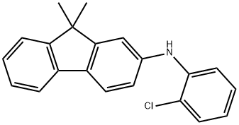 N-(2-chlorophenyl)-9,9-dimethyl-9H-fluoren-2-amine Structure