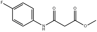 methyl 3-(4-fluorophenylamino)-3-oxopropanoate Structure