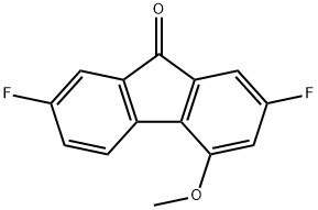 2,7-difluoro-4-methoxy-9H-fluoren-9-one(WXG03428) 구조식 이미지