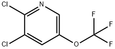 2,3-dichloro-5-(trifluoromethoxy)pyridine 구조식 이미지