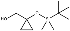 1-[[(1,1-dimethylethyl)dimethylsilyl]oxy]cyclopropanemethanol Structure