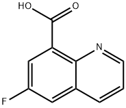 6-Fluoroquinoline-8-carboxylic acid 구조식 이미지