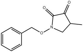 1-(benzyloxy)-4-methylpyrrolidine-2,3-dione Structure