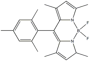 8-Mesityl-1,3,5,7-tetramethyl-4,4-difluoro-4-bora-3a,4a-diaza-s-indacene Structure