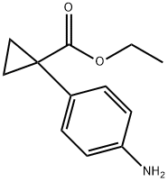 ethyl 1-(4-aminophenyl)cyclopropanecarboxylate 구조식 이미지