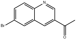 1-(6-bromoquinolin-3-yl)ethanone Structure