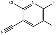 2-Chloro-5,6-difluoronicotinonitrile 구조식 이미지