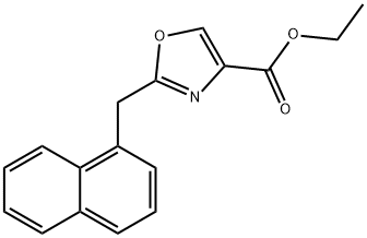 Ethyl 2-(1-Naphthylmethyl)oxazole-4-carboxylate Structure