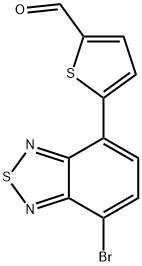 5-(7-bromobenzo[c][1,2,5]thiadiazol-4-yl)thiophene-2-carbaldehyde 구조식 이미지