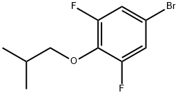 5-Bromo-1,3-difluoro-2-(2-methylpropoxy)benzene Structure