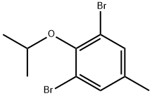 1,3-Dibromo-2-(1-methylethoxy)-5-methylbenzene Structure