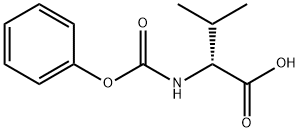 (phenoxycarbonyl)-D-valine Structure