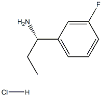 (S)-1-(3-Fluorophenyl)propan-1-amine hydrochloride Structure