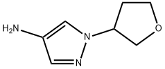 1-(tetrahydro-3-furanyl)-1H-pyrazol-4-amine Structure