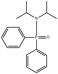 N,N-Diisopropyl-P,P-diphenylphosphinicamide 구조식 이미지