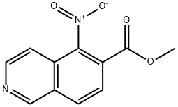 methyl 5-nitroisoquinoline-6-carboxylate 구조식 이미지