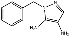 1-benzyl-4,5-diaminopyrazole Structure