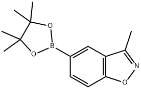 3-메틸-벤조[d]이속사졸-5-보론산피나콜에스테르 구조식 이미지