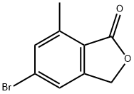 5-bromo-7-methylisobenzofuran-1(3H)-one 구조식 이미지