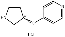 (S)-4-(pyrrolidin-3-yloxy)pyridine hydrochloride 구조식 이미지