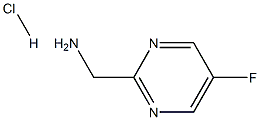 (5-Fluoropyrimidin-2-yl)methanamine hydrochloride 구조식 이미지
