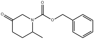 벤질2-메틸-5-옥소피페리딘-1-카르복실레이트 구조식 이미지