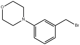 4-(3-(bromomethyl)phenyl)morpholine Structure