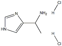 1-(1H-imidazol-4-yl)ethanamine dihydrochloride 구조식 이미지