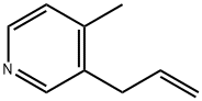 4-Methyl-3-(prop-2-en-1-yl)pyridine 구조식 이미지