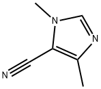 1,4-dimethyl-1H-imidazole-5-carbonitrile 구조식 이미지