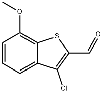 3-Chloro-7-methoxybenzo[b]thiophene-2-carbaldehyde Structure