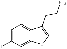 2-(6-iodobenzofuran-3-yl)ethanamine Structure