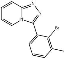 3-(2-Bromo-3-methylphenyl)-[1,2,4]triazolo[4,3-a]pyridine Structure