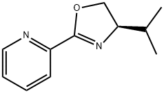 2-[(4R)-4,5-Dihydro-4-isopropyl-2-oxazolyl]pyridine 구조식 이미지