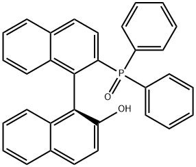 (R)-2'-(Diphenylphosphinyl)-[1,1'-binaphthalen]-2-ol Structure