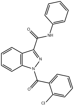 1-(2-Chlorobenzoyl)-N-phenyl-1H-indazole-3-carboxamide Structure