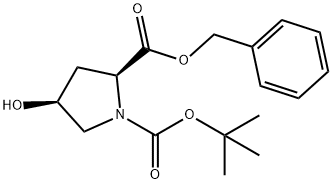 Benzyl (4S)-1-Boc-4-hydroxy-L-prolinate Structure