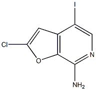 2-Chloro-4-iodofuro[2,3-c]pyridin-7-amine Structure