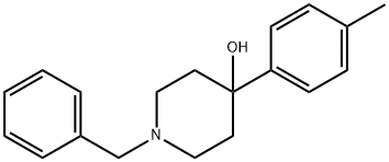 4-Piperidinol, 4-(4-methylphenyl)-1-(phenylmethyl)- 구조식 이미지