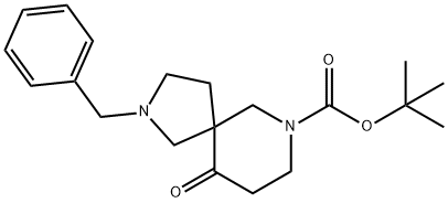 tert-butyl 2-benzyl-10-oxo-2,7-diazaspiro[4.5]decane-7-carboxylate 구조식 이미지