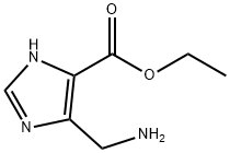 5-Aminomethyl-3H-Imidazole-4-Carboxylic Acid Ethyl Ester Structure