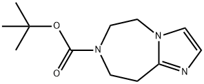 Tert-Butyl 8,9-Dihydro-5H-Imidazo[1,2-D][1,4]Diazepine-7(6H)-Carboxylate Structure