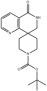 Tert-Butyl 5-Oxo-6,7-Dihydro-5H-Spiro[[1,6]Naphthyridine-8,4'-Piperidine]-1'-Carboxylate Structure