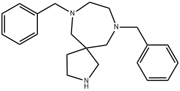 7,10-Dibenzyl-2,7,10-Triazaspiro[4.6]Undecane 구조식 이미지