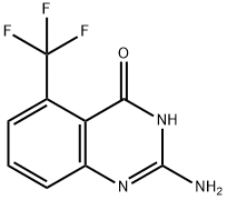 4(3H)-Quinazolinone, 2-amino-5-(trifluoromethyl)- Structure