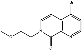 4-Bromo-7-(2-methoxyethyl)-1,7-naphthyridin-8(7H)-one Structure