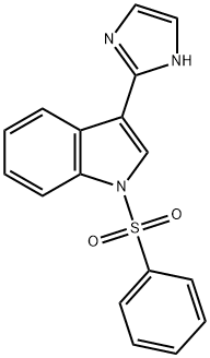 3-(1H-imidazol-2-yl)-1-(phenylsulfonyl)-1H-indole Structure