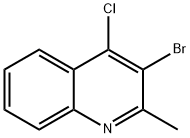 3-Bromo-4-chloro-2-methylquinoline Structure