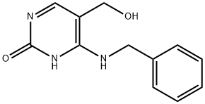 4-(benzylamino)-5-(hydroxymethyl)pyrimidin-2(1H)-one Structure