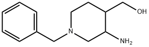 (3-amino-1-benzylpiperidin-4-yl)methanol Structure